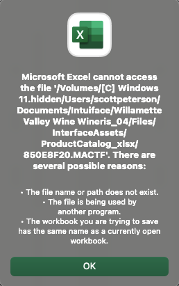 Native Excel Edits